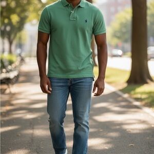 NWT Ralph Lauren Classic Fit (YXL) Green Polo Shirt